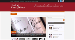 Desktop Screenshot of drinkgoodwines.com